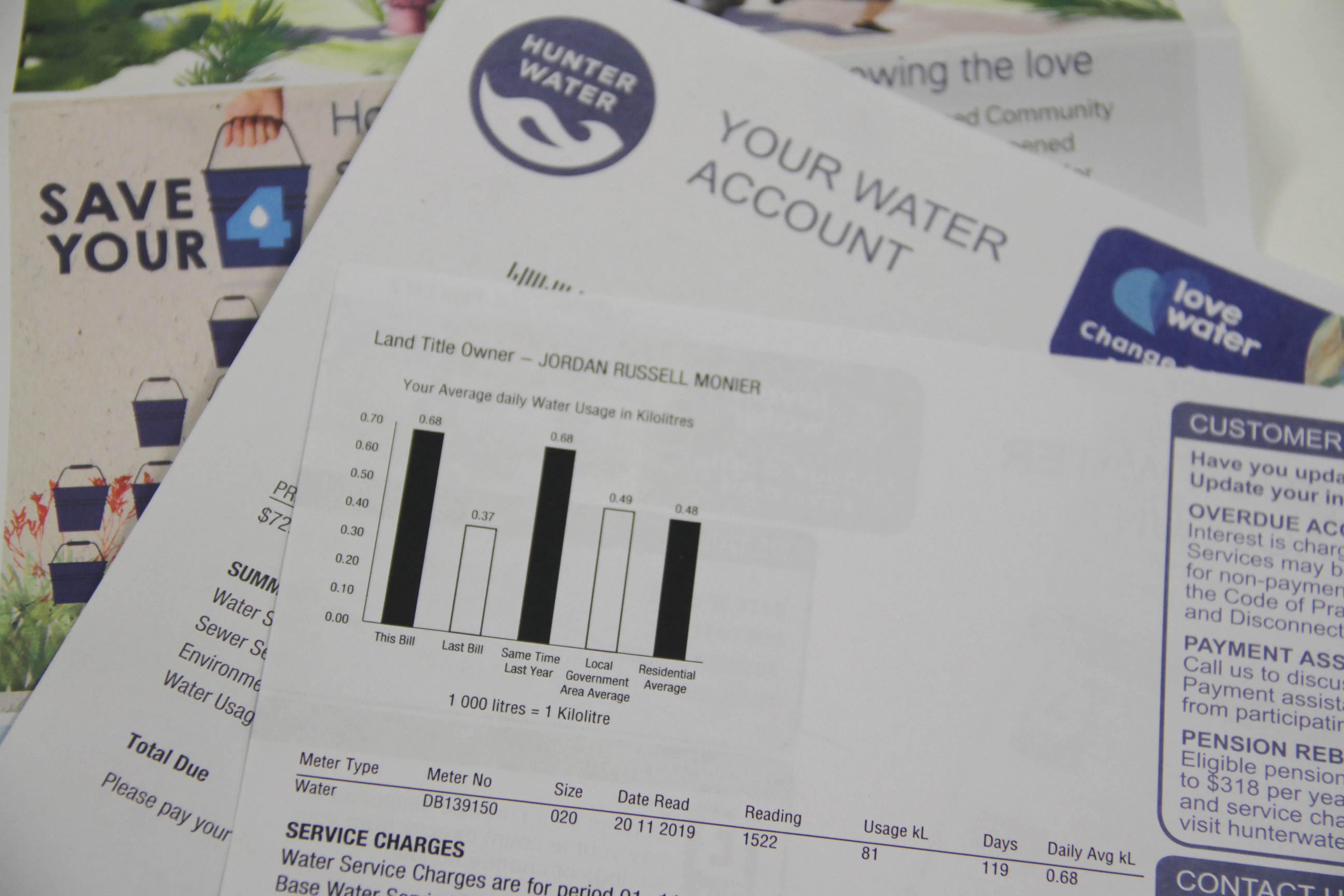 Is your bill higher than normal? Hunter Water