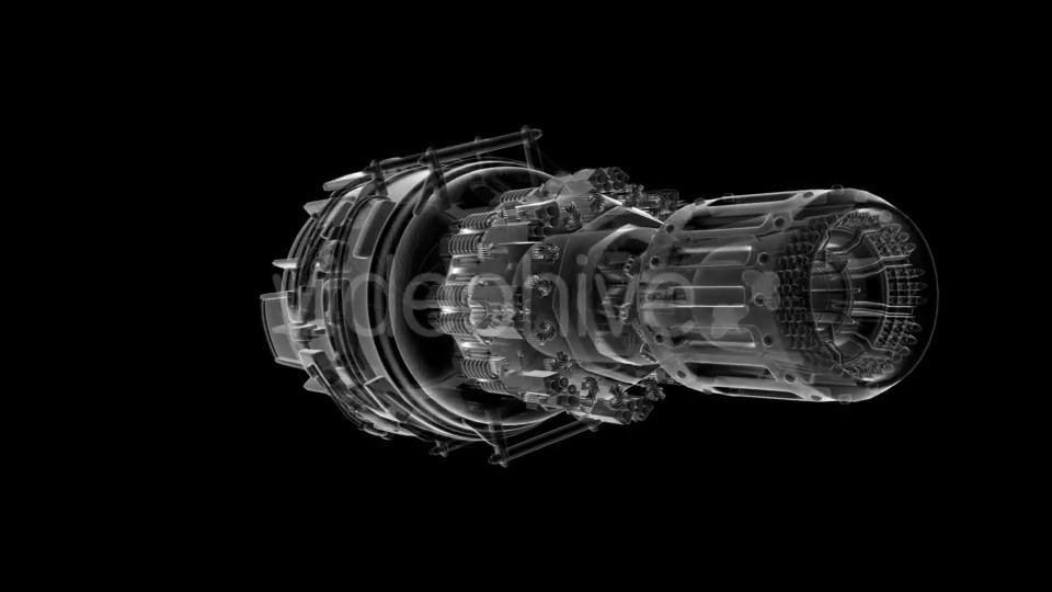 Loop Rotate Jet Engine Turbine Videohive 18534449 Download