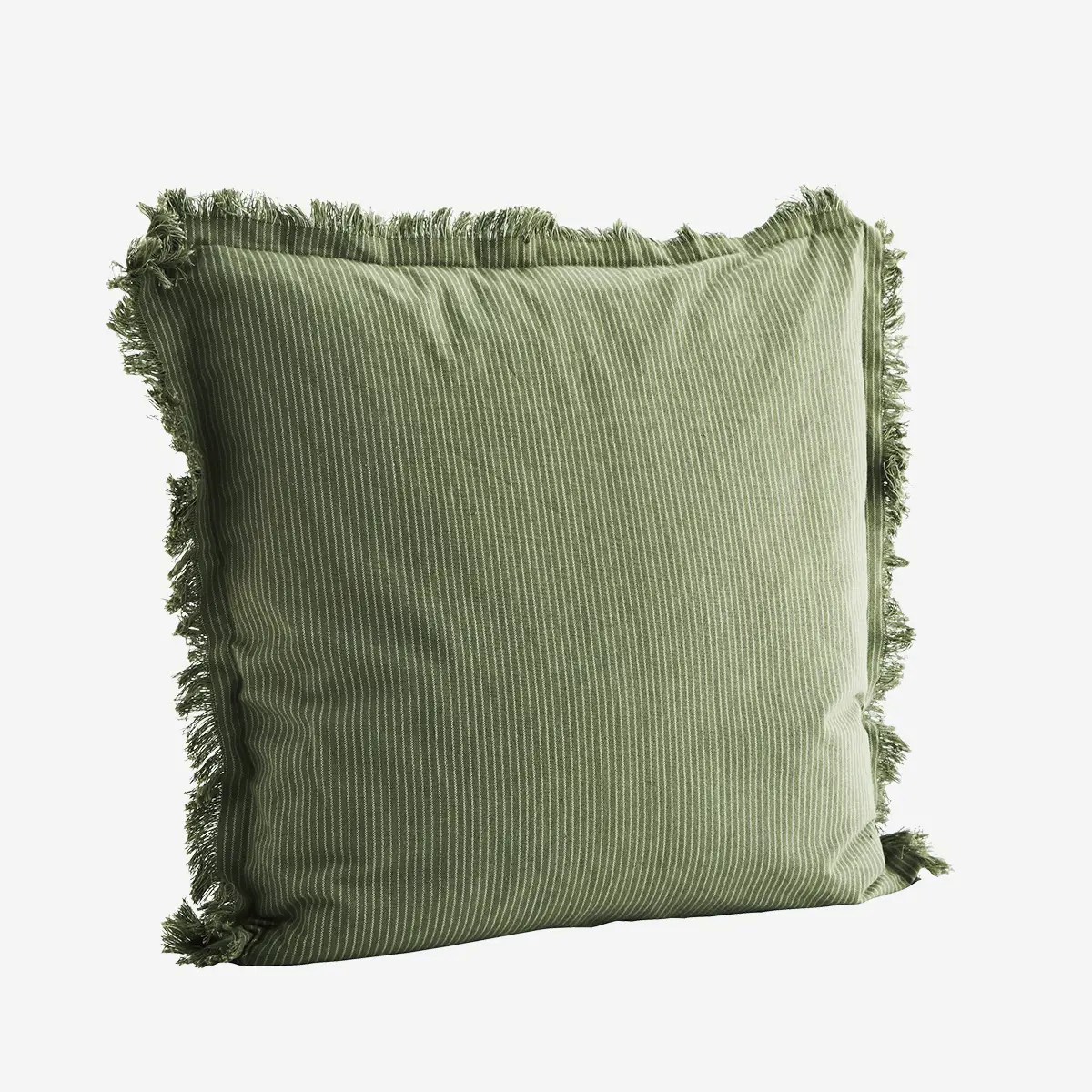 Striped Linen Cushion Cover Hunter & Bloom
