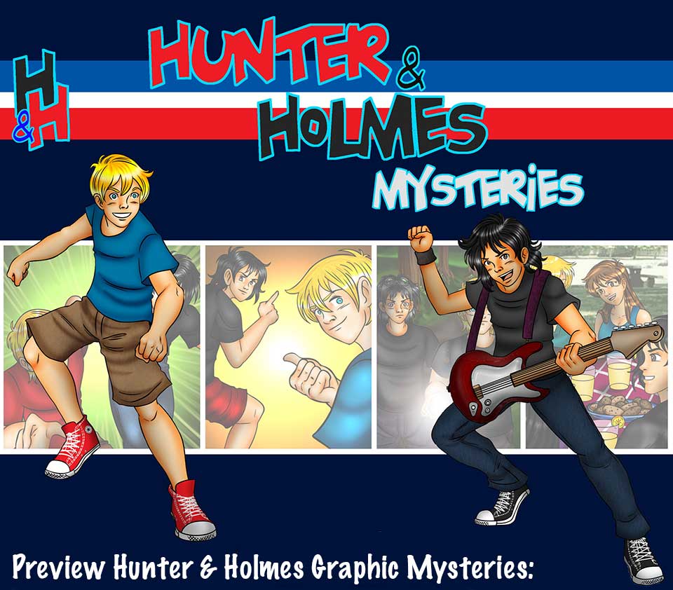 Hunter & Holmes Graphic Mysteries Home Page
