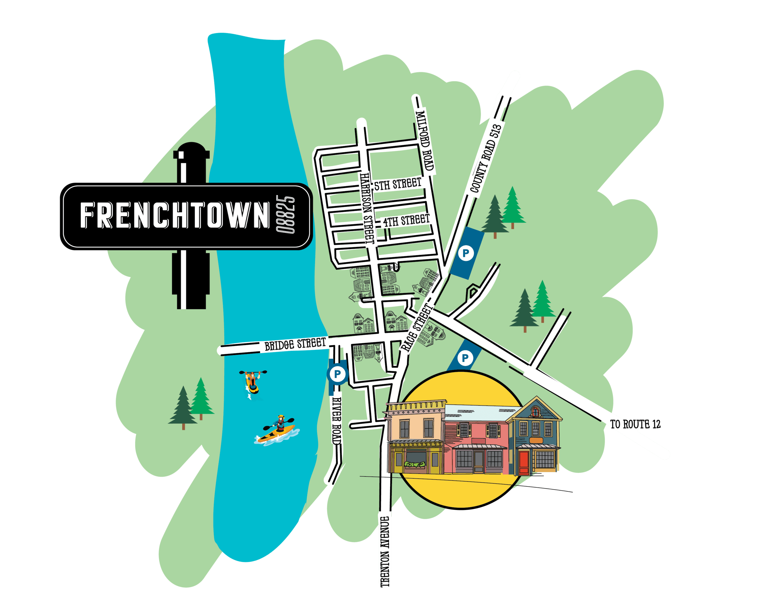 Frenchtown Hunterdon Main Streets