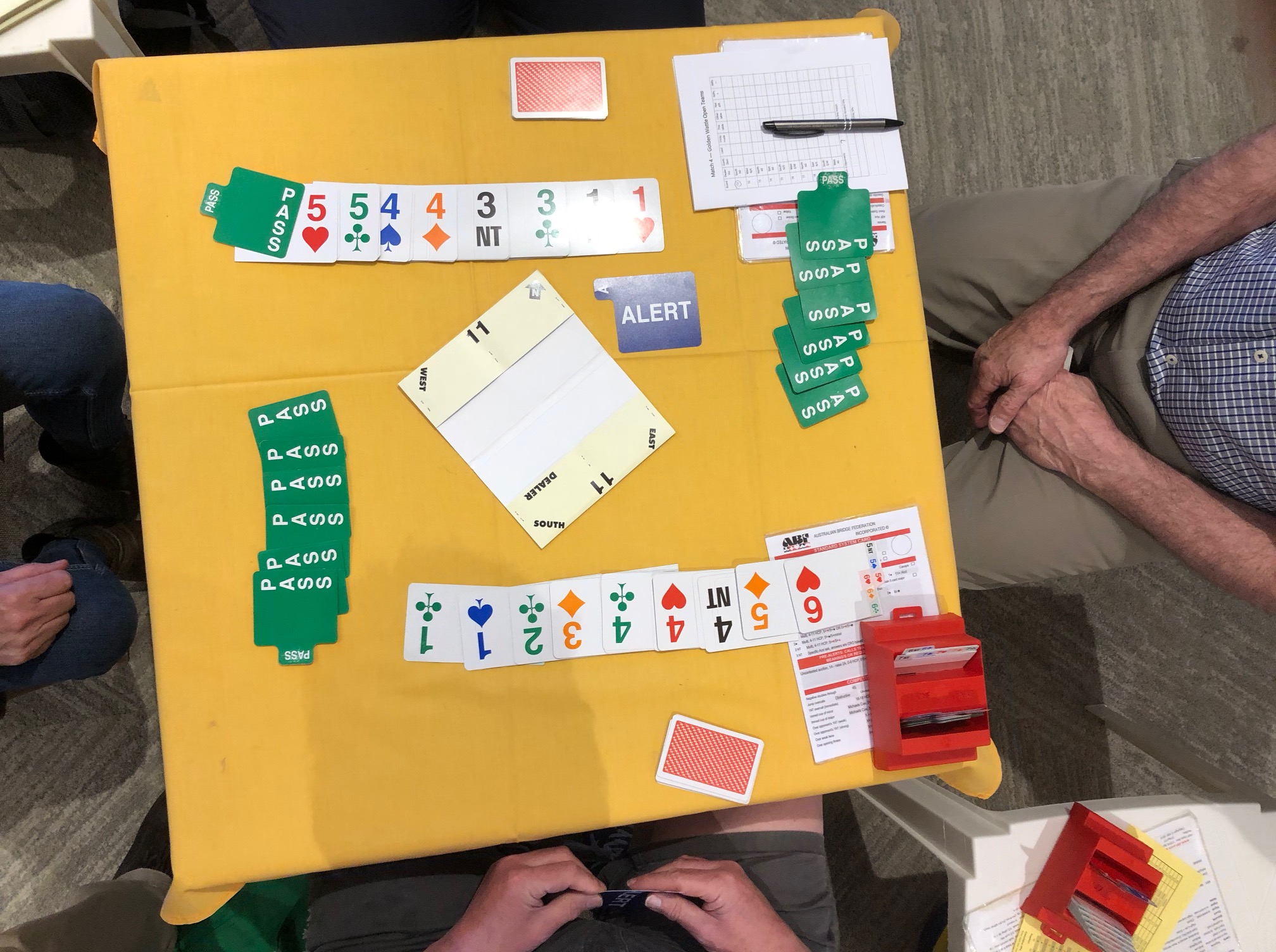 August 2021 Results Hunter Region Bridge Association