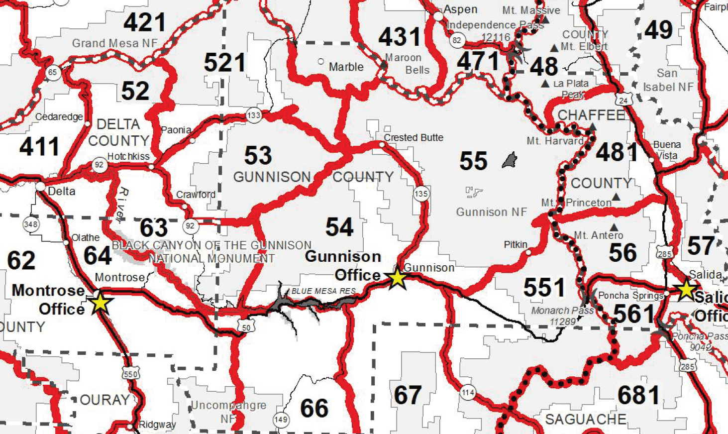2025 Colorado Unit 54, Unit Wide 2nd Season Rifle Deer Tags for Sale PLO » Hunters Domain