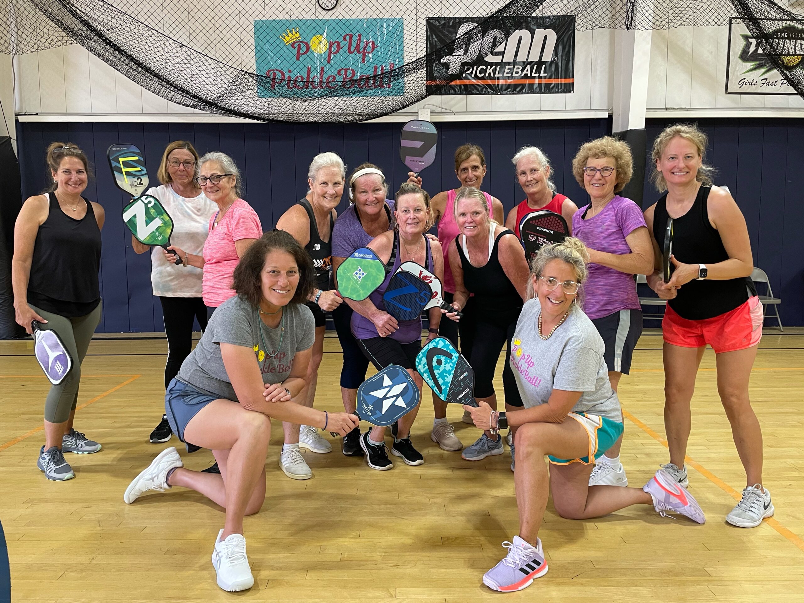 PopUp PickleBallHuntington Woman Drives the Game on LI