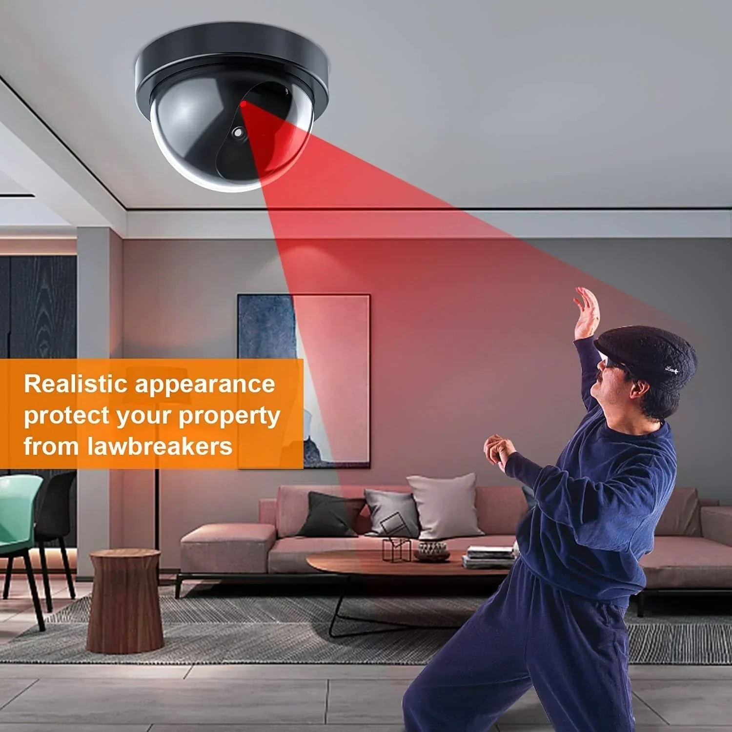 Simulation Surveillance Camera with lights hunud