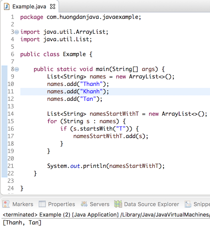 Filter a List using Lambda Expression and Stream in Java Huong Dan Java