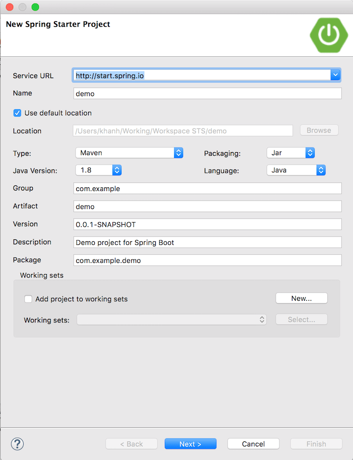 Create new Spring Boot project using Spring Tool Suite Huong Dan Java