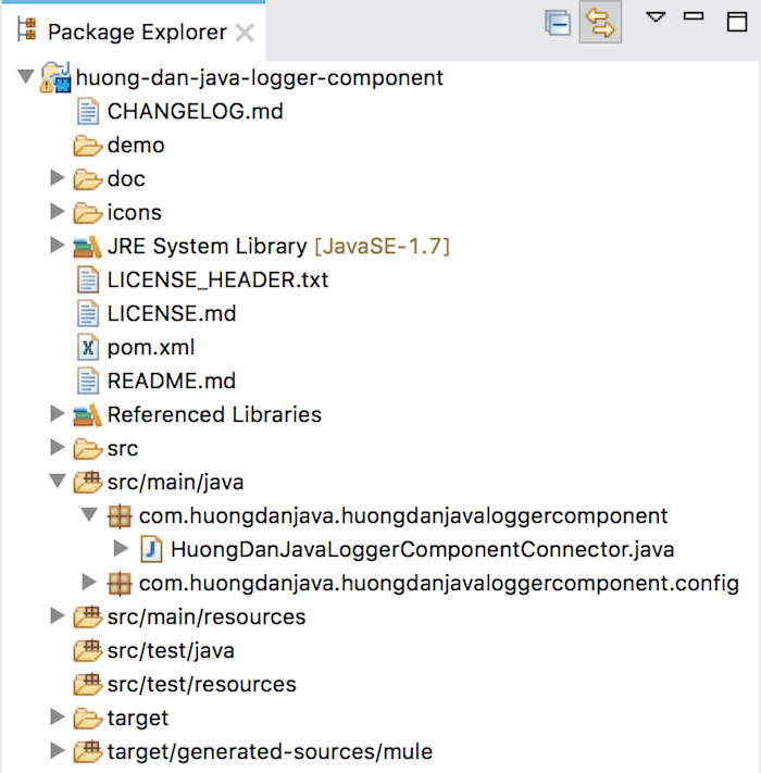 Huong Dan Java Logger Part 1 Initialize Anypoint Connector Project