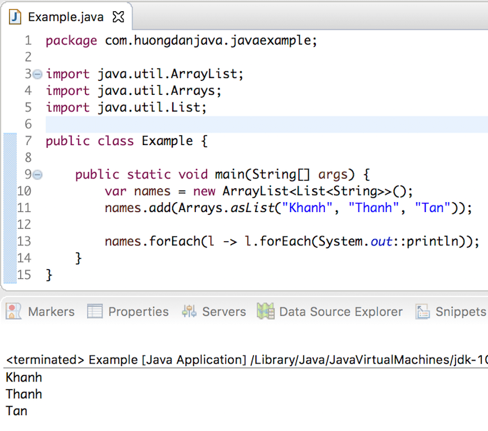 Local Variable Type Inference in Java Huong Dan Java