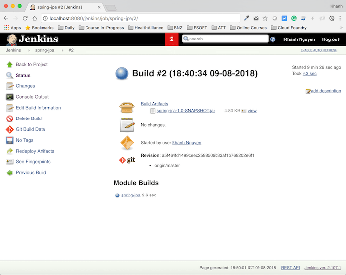 Archive the artifacts in Jenkins Huong Dan Java