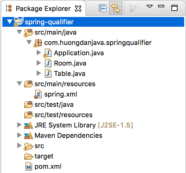 Using Qualifier annotation in Spring Huong Dan Java