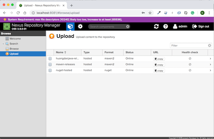 Upload artifact into Nexus Repository Manager Huong Dan Java