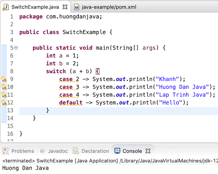 Các cải tiến của Java cho Switch statement từ Java 12 TopDev