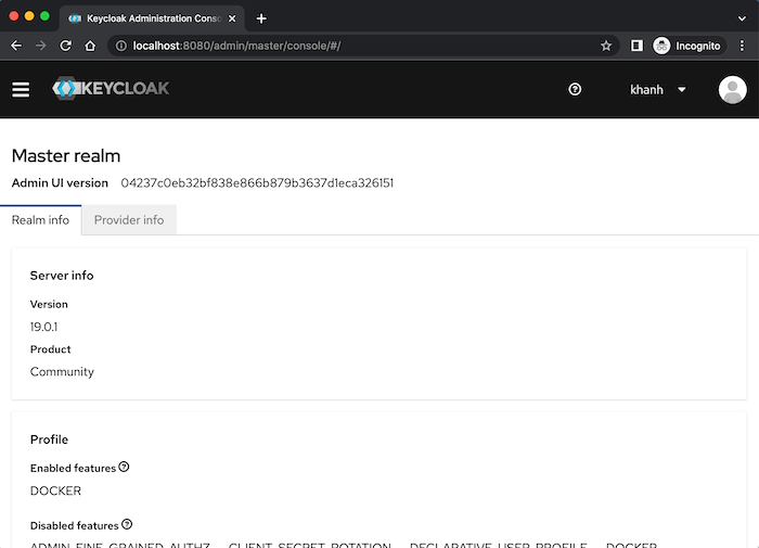 Cài đặt Keycloak standalone server Hướng Dẫn Java