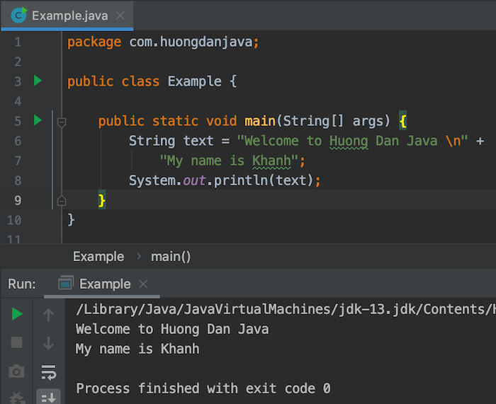 Introduce about text block in Java Huong Dan Java
