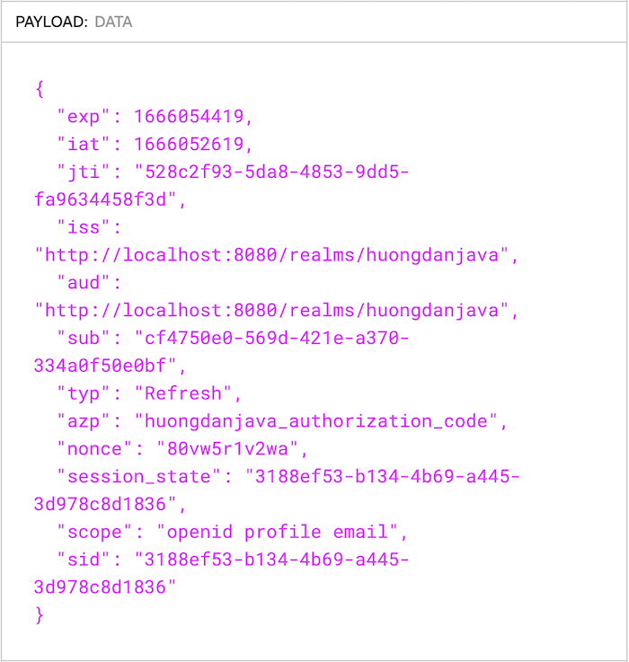 Get access token using refresh token with Keycloak Huong Dan Java