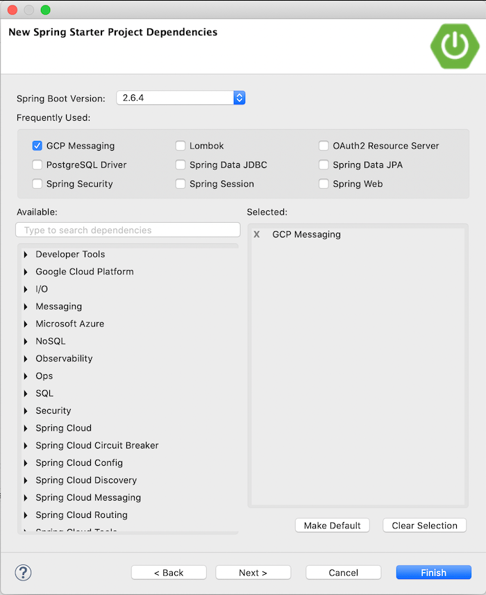 Subscribe to Google Pub/Sub topic with Spring Cloud GCP PubSub Huong