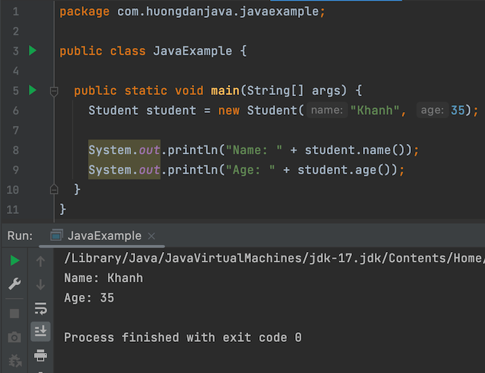 Record class trong Java TopDev