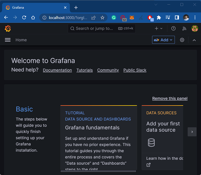 Install Grafana using Docker Compose Huong Dan Java