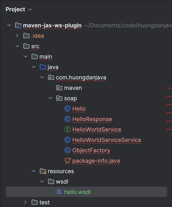 Generate Java class files from WSDL file using JAXWS Maven Plugin