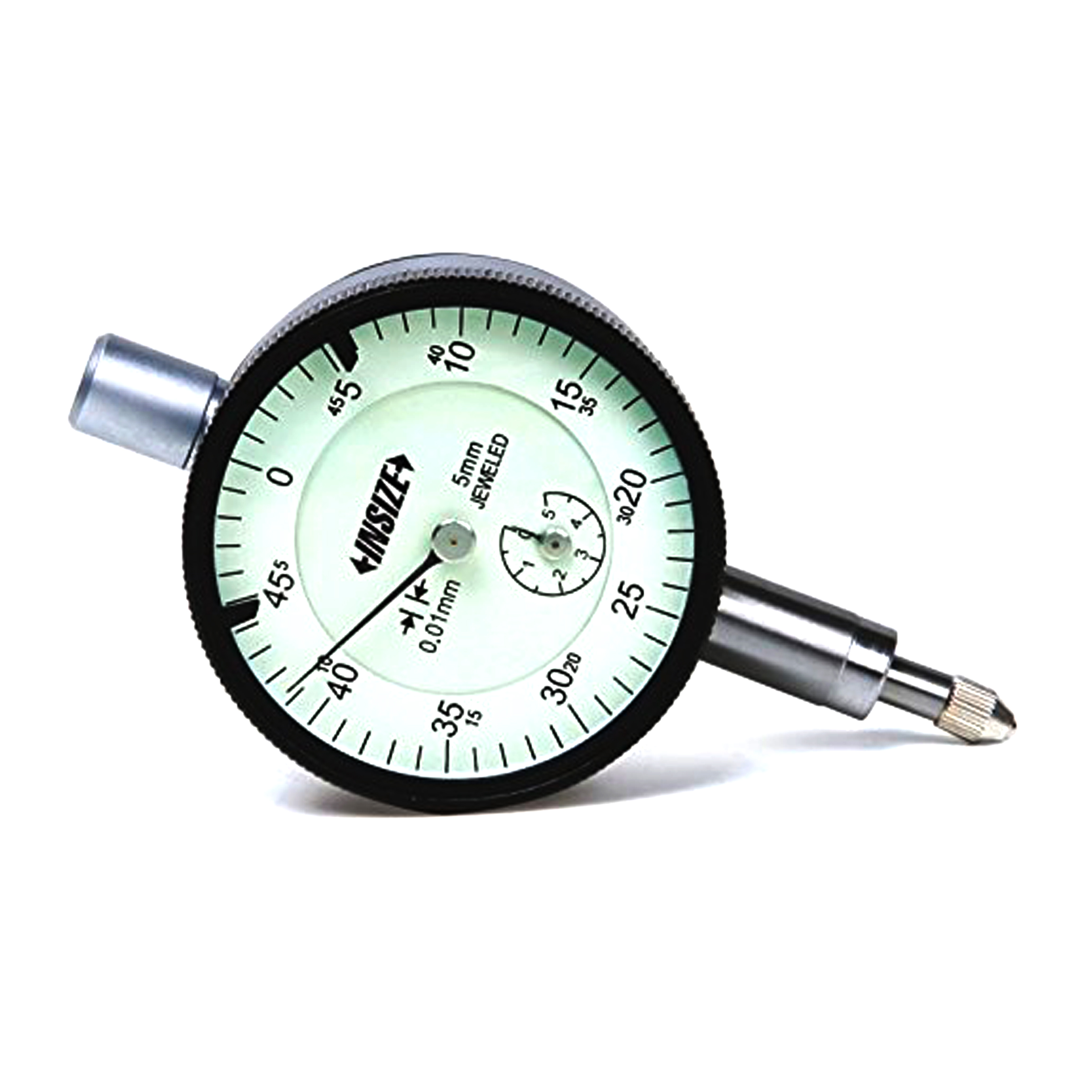 Insize 23115 Compact Dial Indicator, 5mm, 0.01mm, Accuracy 14μm