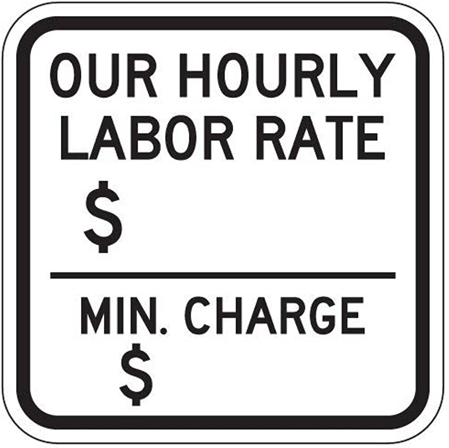 Labor Per Hour Hurd Hobbies