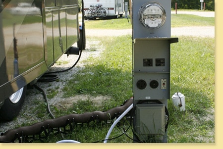 RV electrical hookups | Huron County Parks