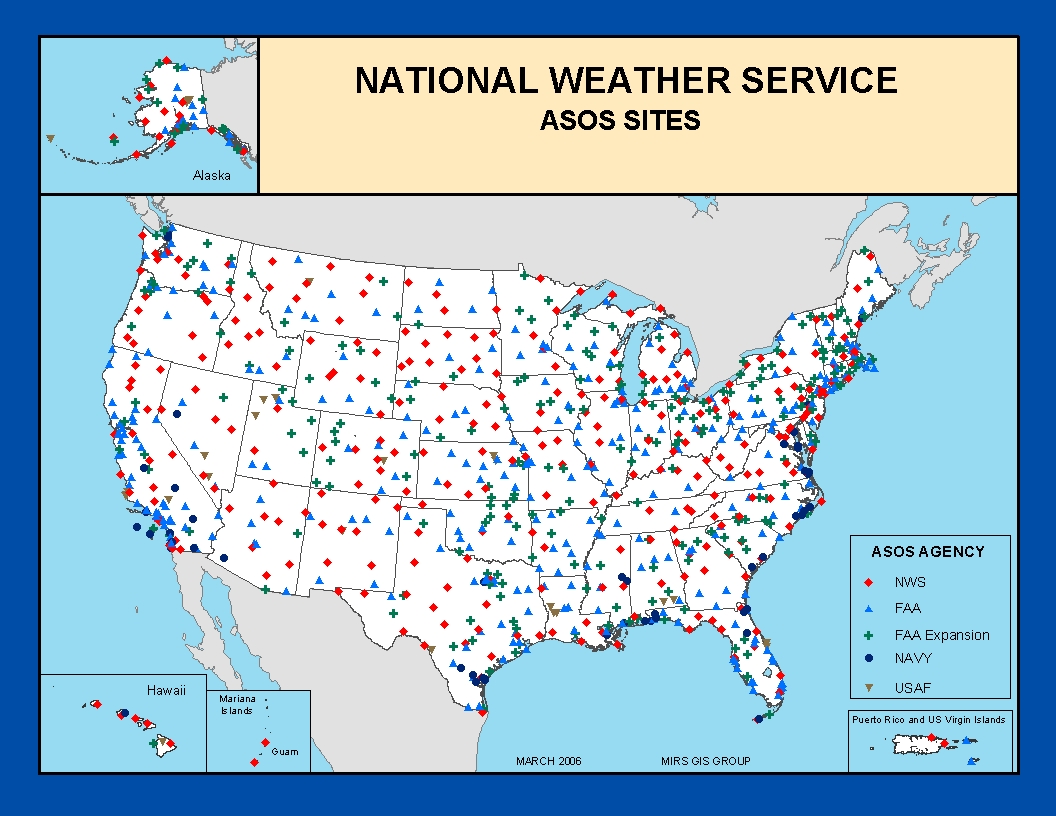 Hurricanes Science and Society Automated Surface Observation Systems (ASOS)
