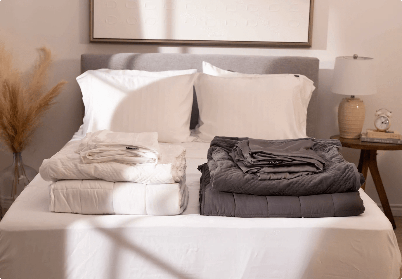 Hush 2in1 Weighted Blanket Bundle Iced & Classic Hush Blankets