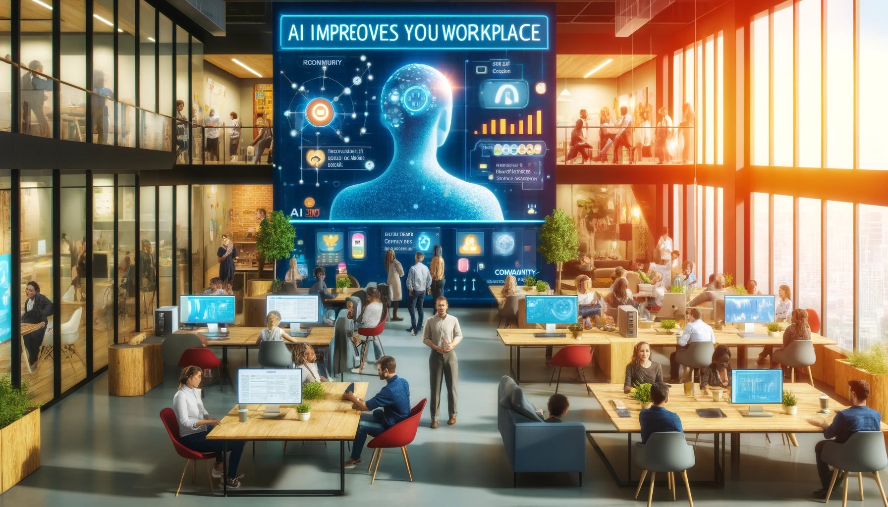 ᑕ ᑐ Ways AI can transform the workplace ️ Hushoffice