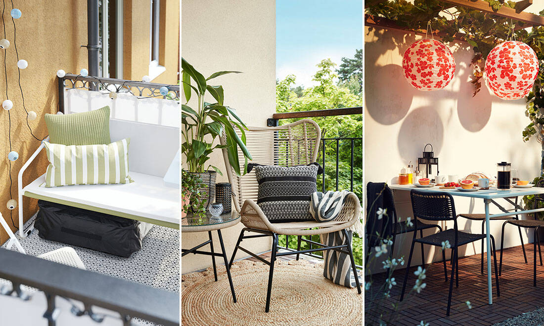 Kuddar Till Balkong 12 snygga uteplatser och balkonger att inspireras av Hus & Hem