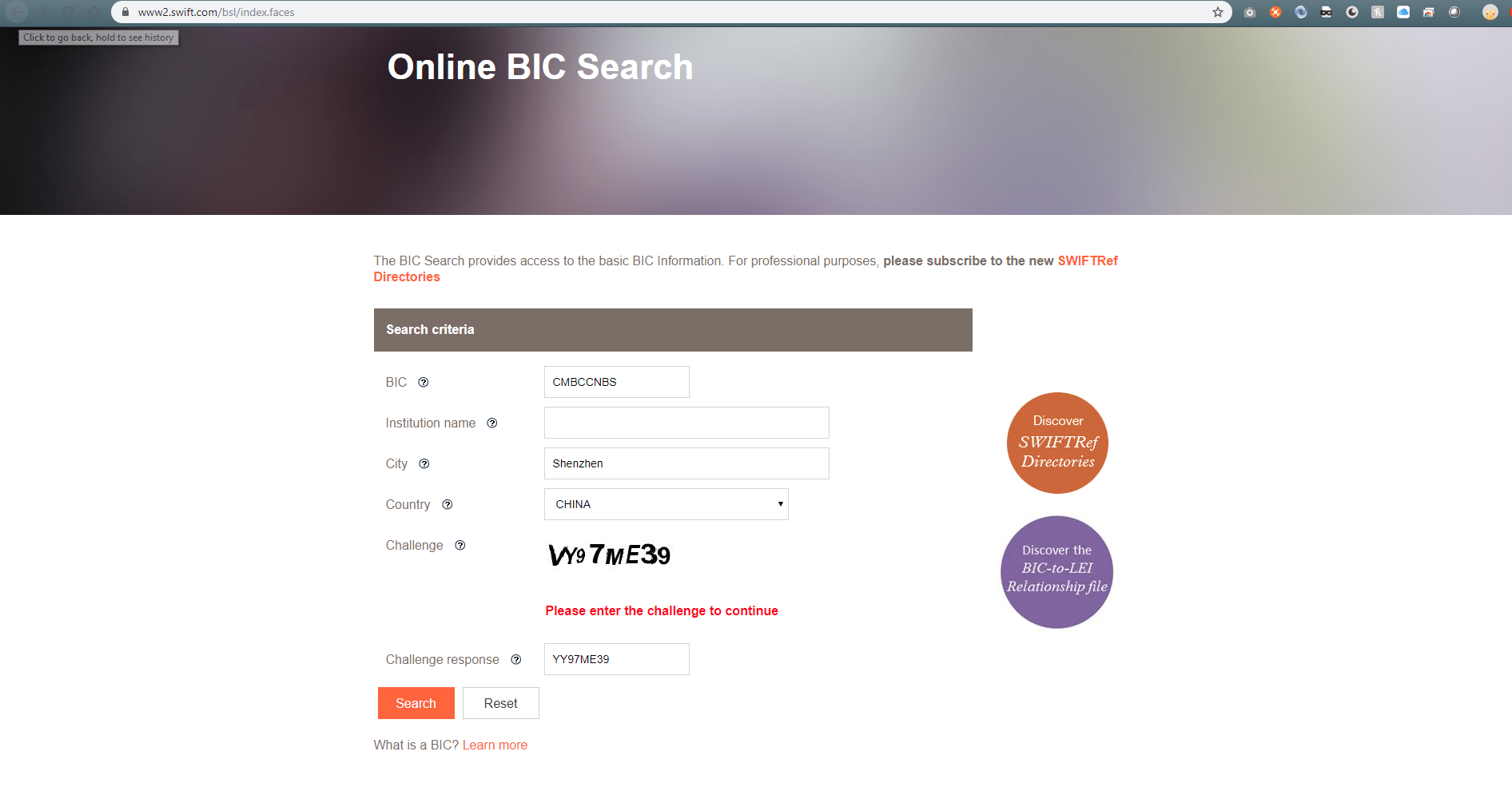 Commonwealth Bank Of Australia Bic