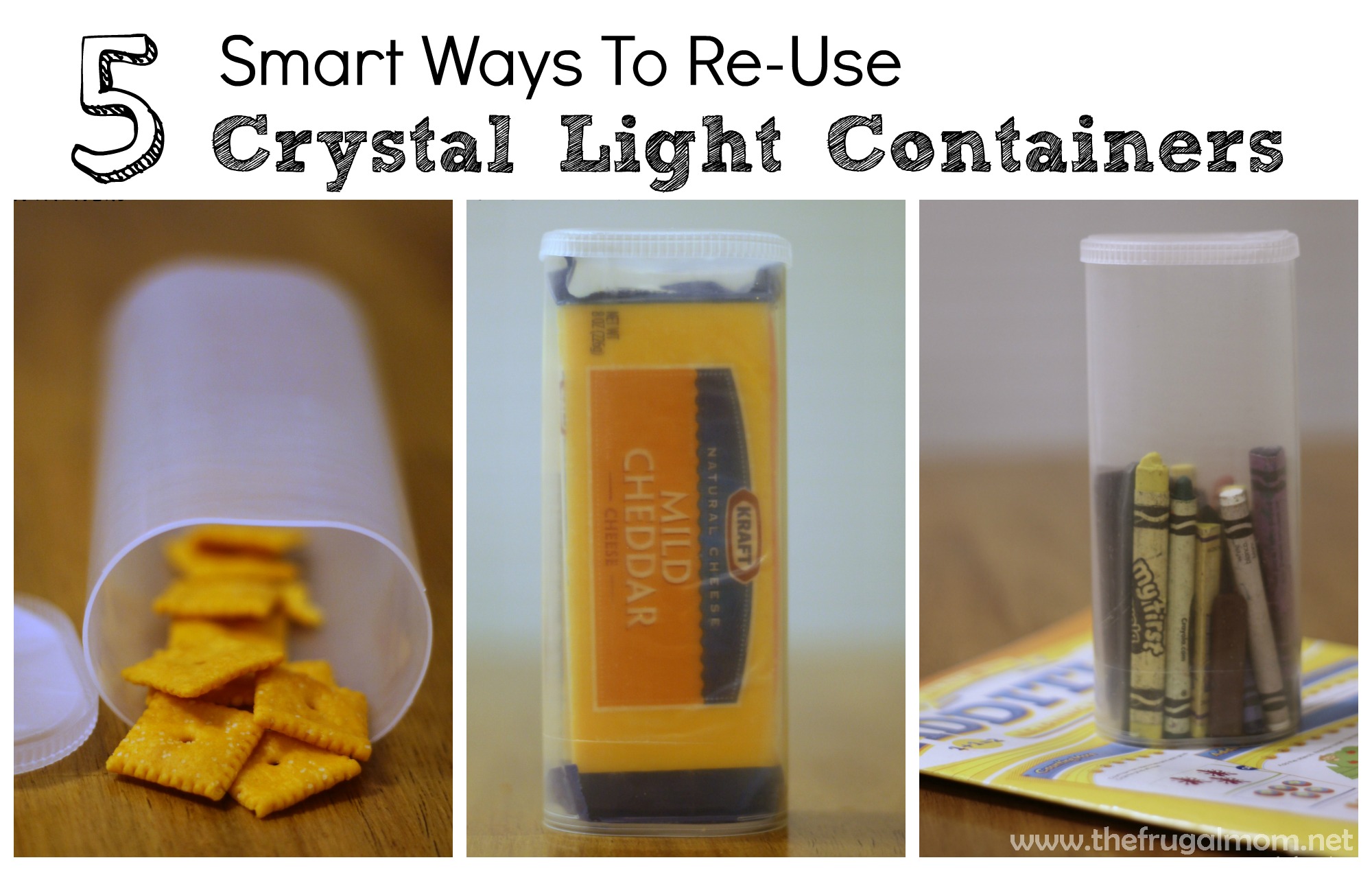 5 Ways to Reuse Crystal Light Containers
