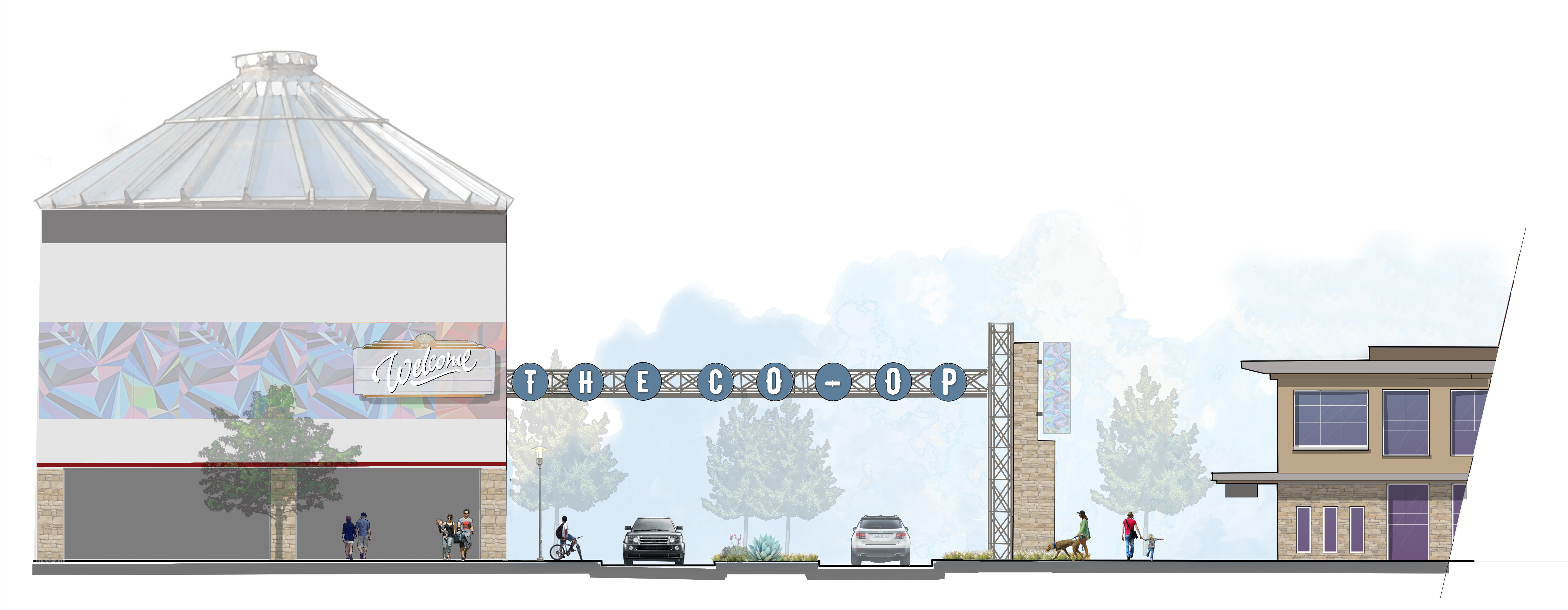 overall elevation color3 The CoOp District