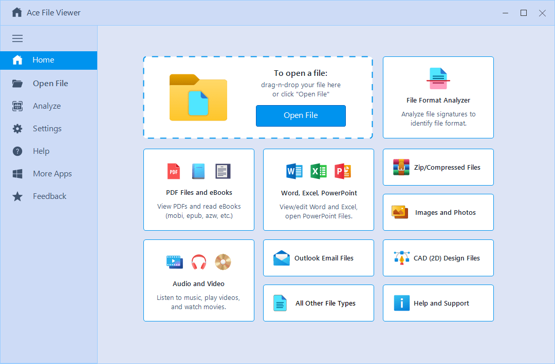 Ace File Viewer Product Help File