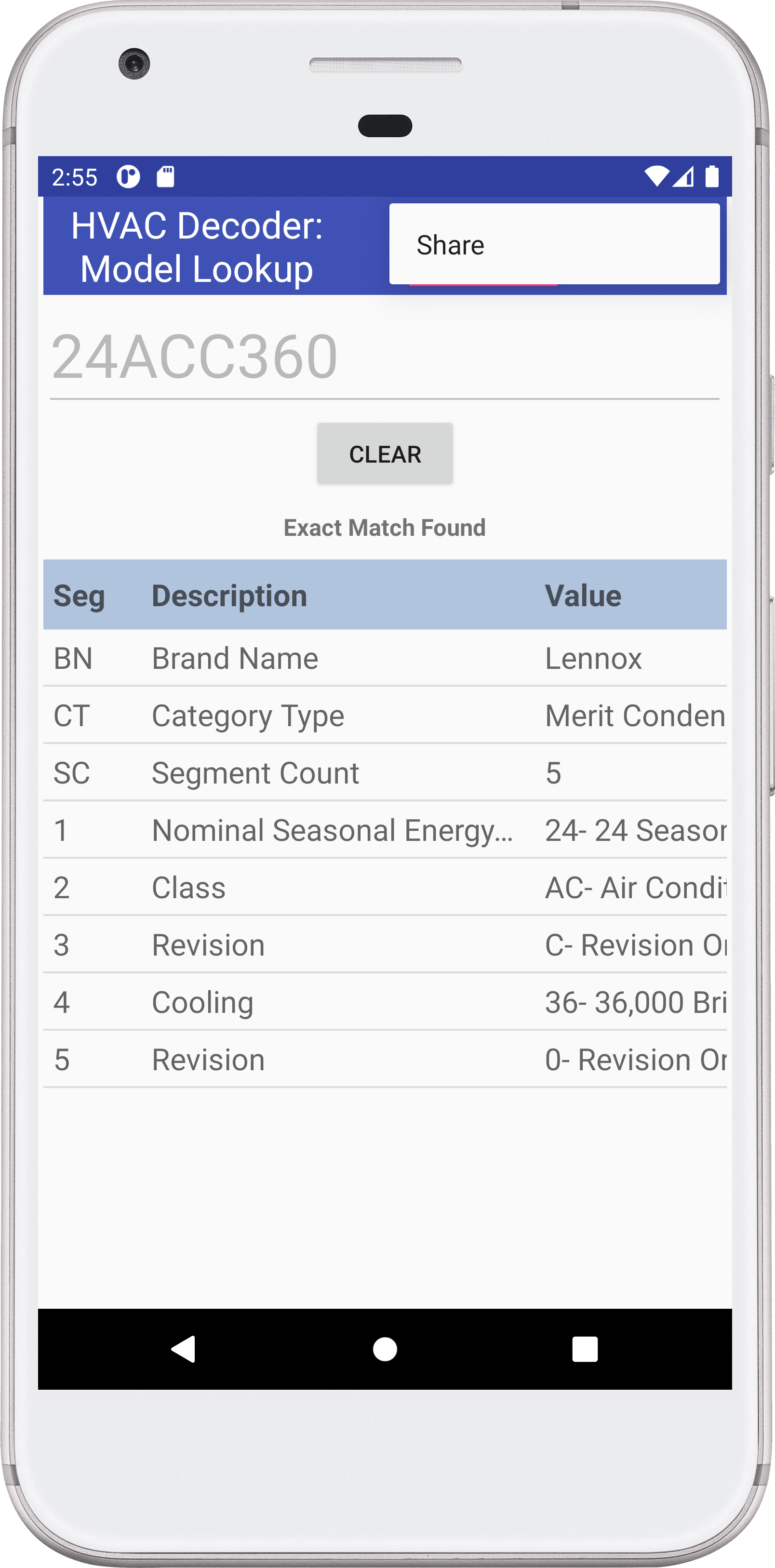 HVAC Decoder