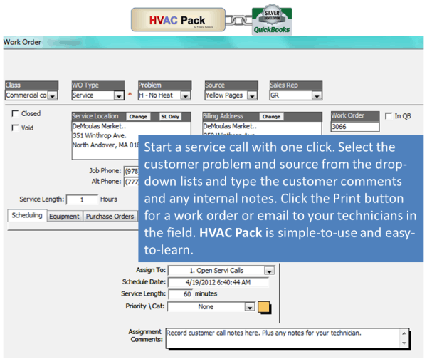 HVAC Service Scheduling Dispatch Software HVAC Pack6 HVACPack Field