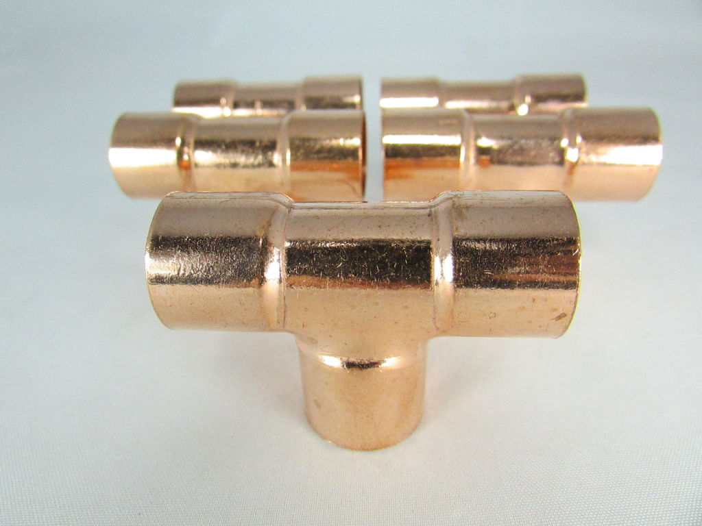 COPPER TEE 5/8″ (5 PIECES) HVACR DEPOT