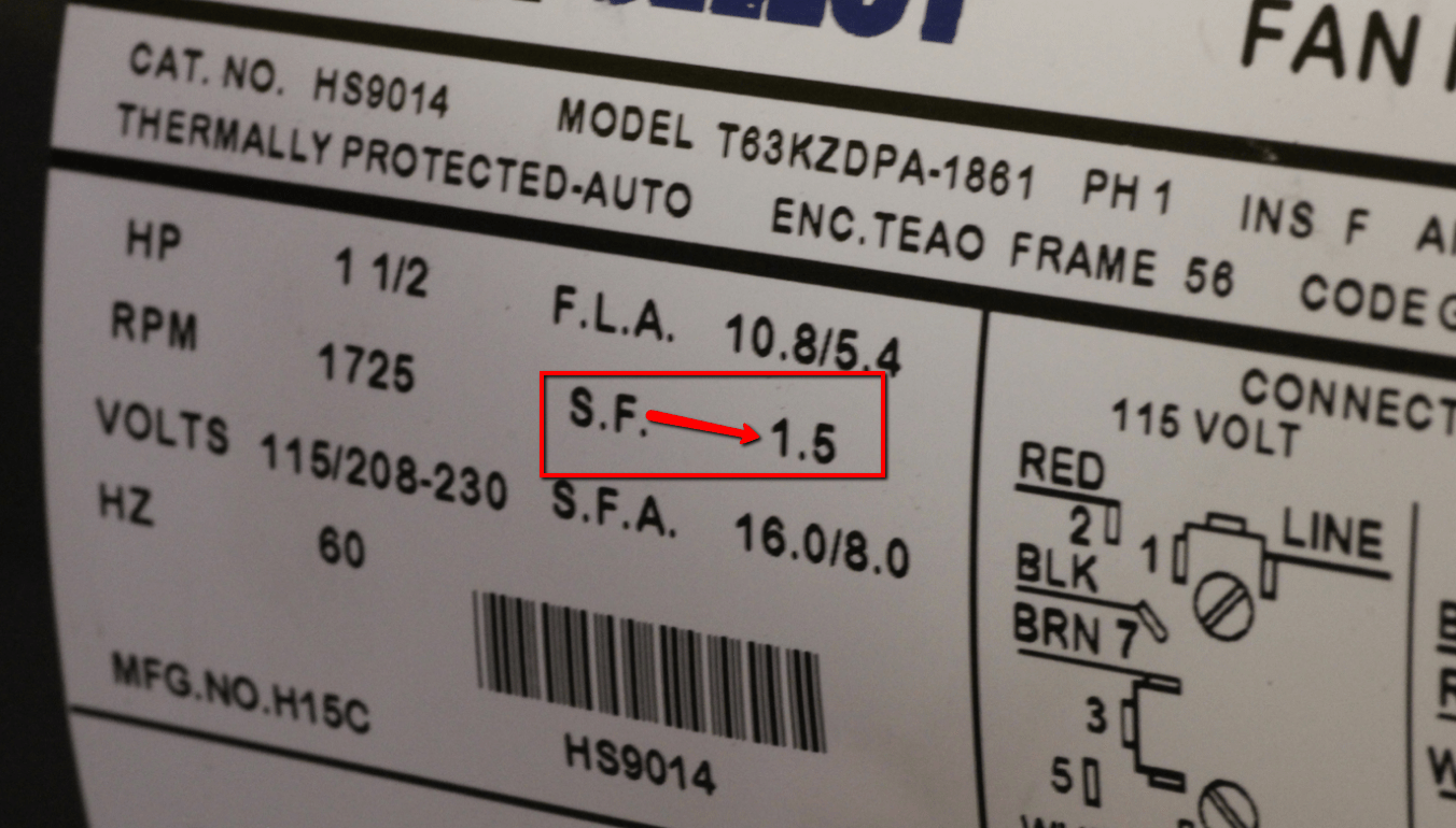 Motor Service Factor HVAC School