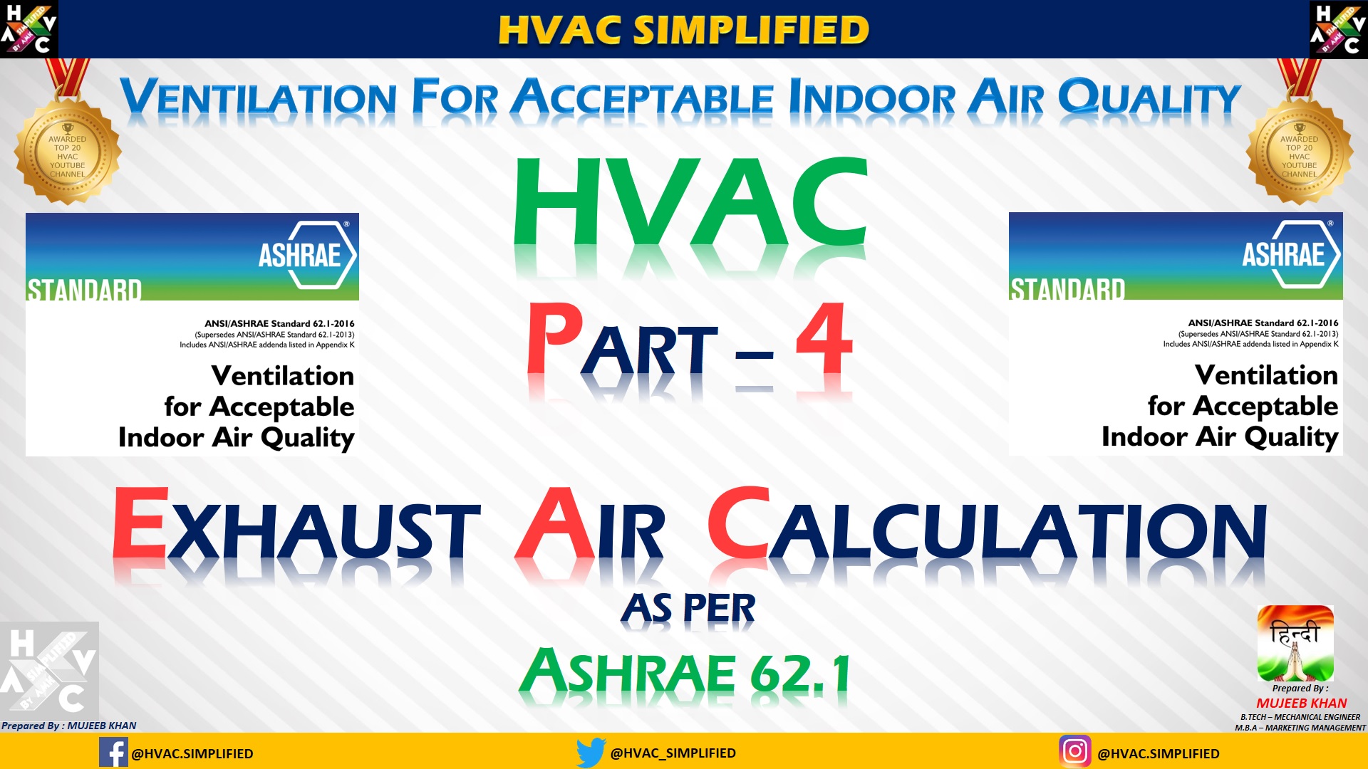 HVAC Ventilation Part 4 (ASHRAE 62.1) Exhaust Air Calculation