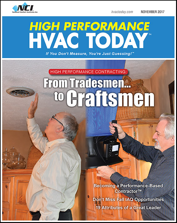 Introducing High Performance HVAC Today magazine HVAC Today