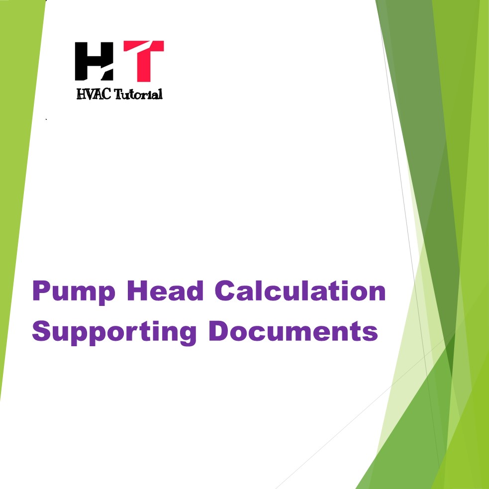 Pump Head Calculation Supporting Documents HVAC Tutorial