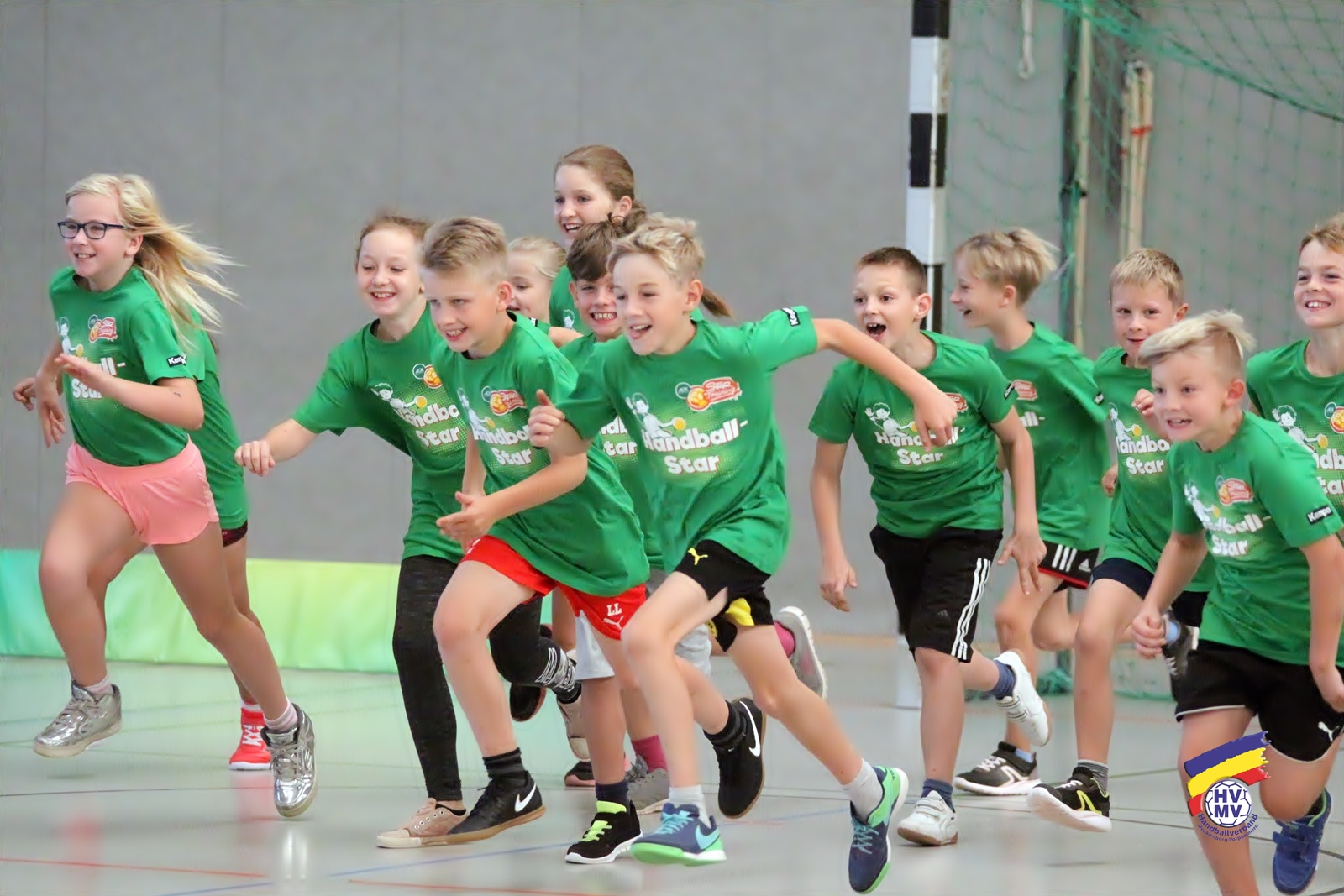 AOKJugendtrainingstag Handball in Rostock HVMV