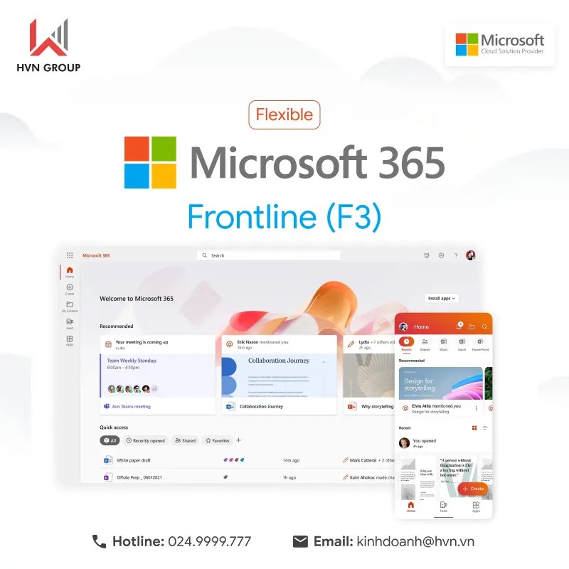 Microsoft 365 F3 Flexible HVN GROUP