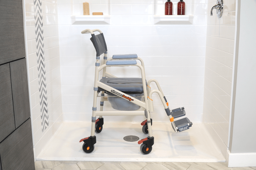 Showerbuddy SB7e Eco Traveller Travel Shower Commode Chair
