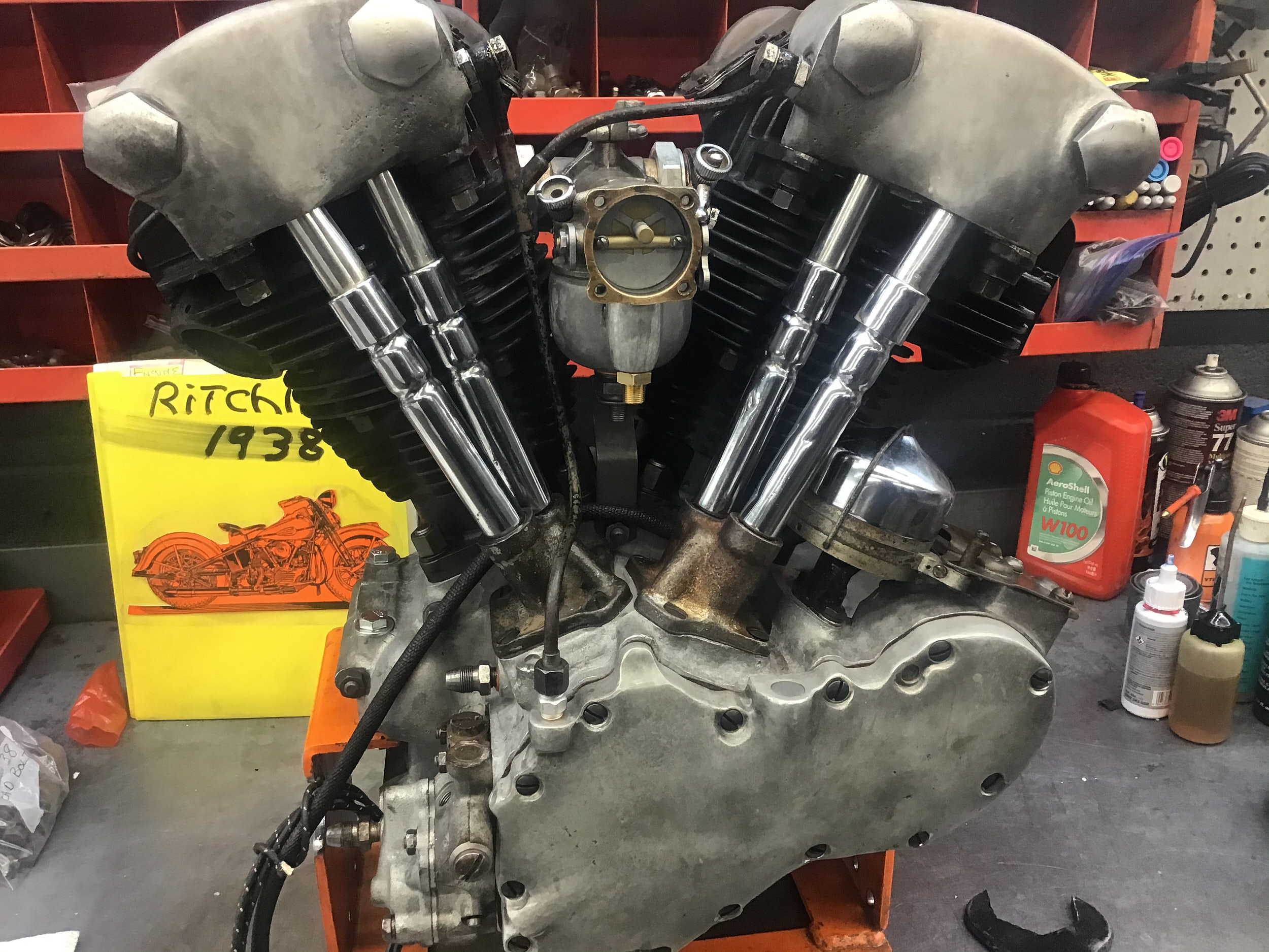 Ritchie’s 1938 Knucklehead Engine Run | HWC Classics