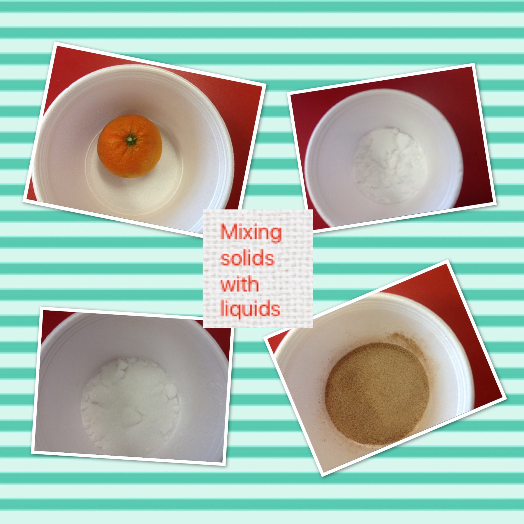 Mixing solids with liquids grade 2 with mrs. mitchell