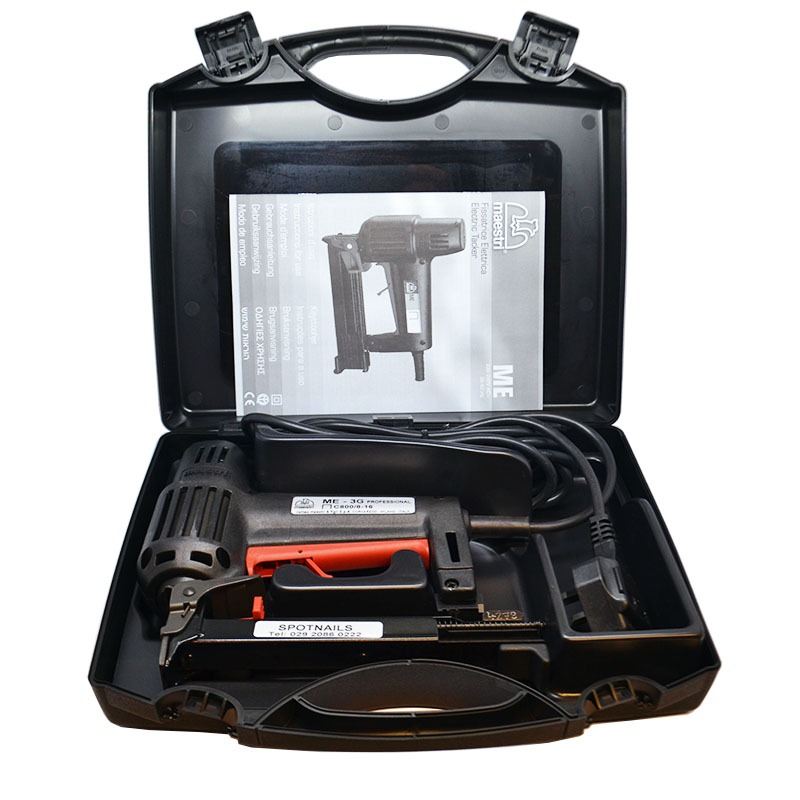 Maestri ME3G/71 Electronic Upholstery Tacker / Stapler hwebber.co.uk