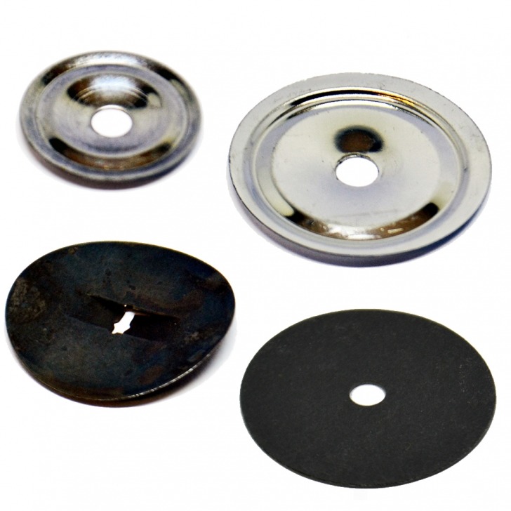 Prong Button Washers for use with all Prong Buttons hwebber.co.uk Hwebber