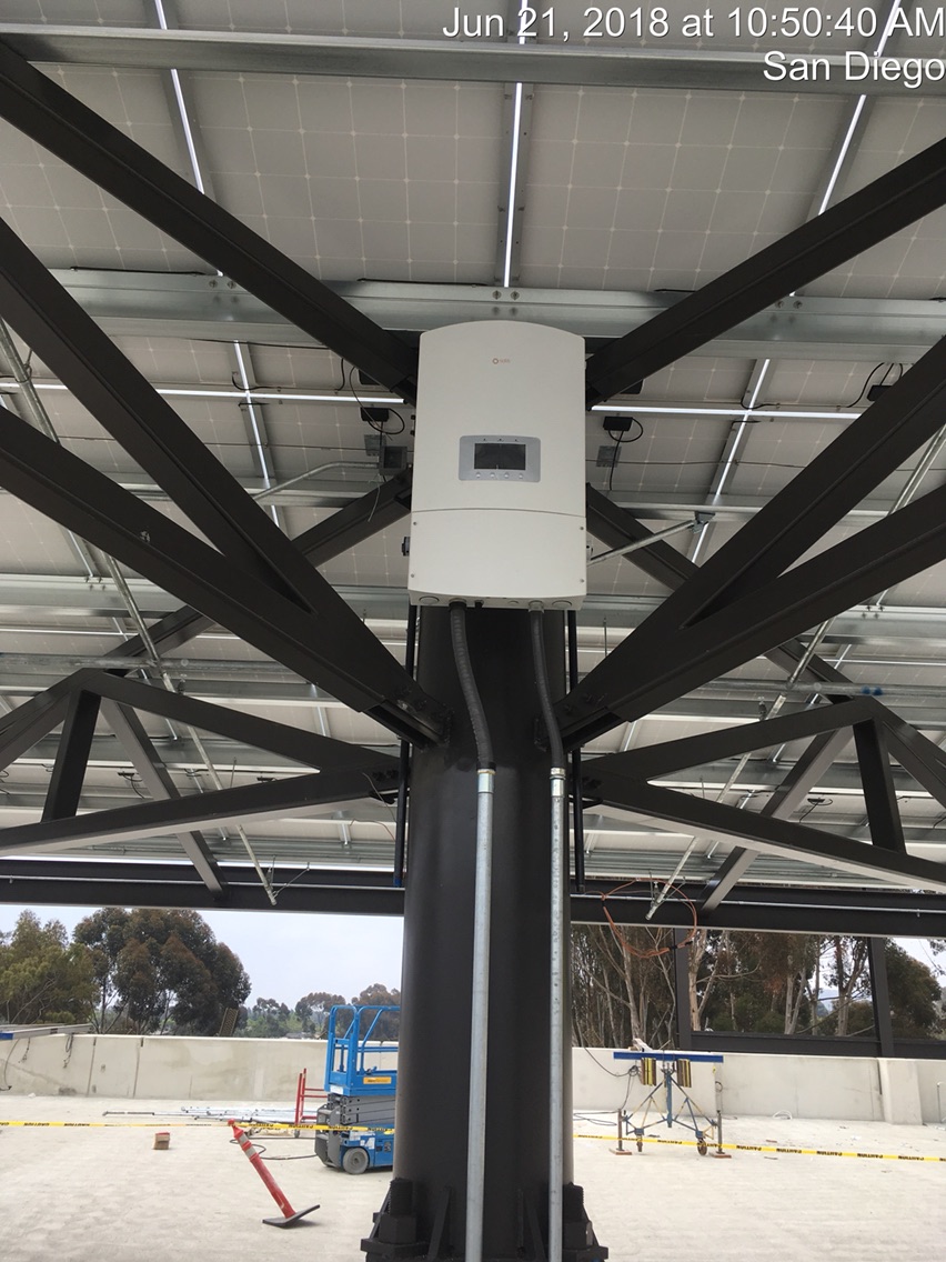 UCSD Osler Parking Structure Solar Photovoltaic H+W Engineering